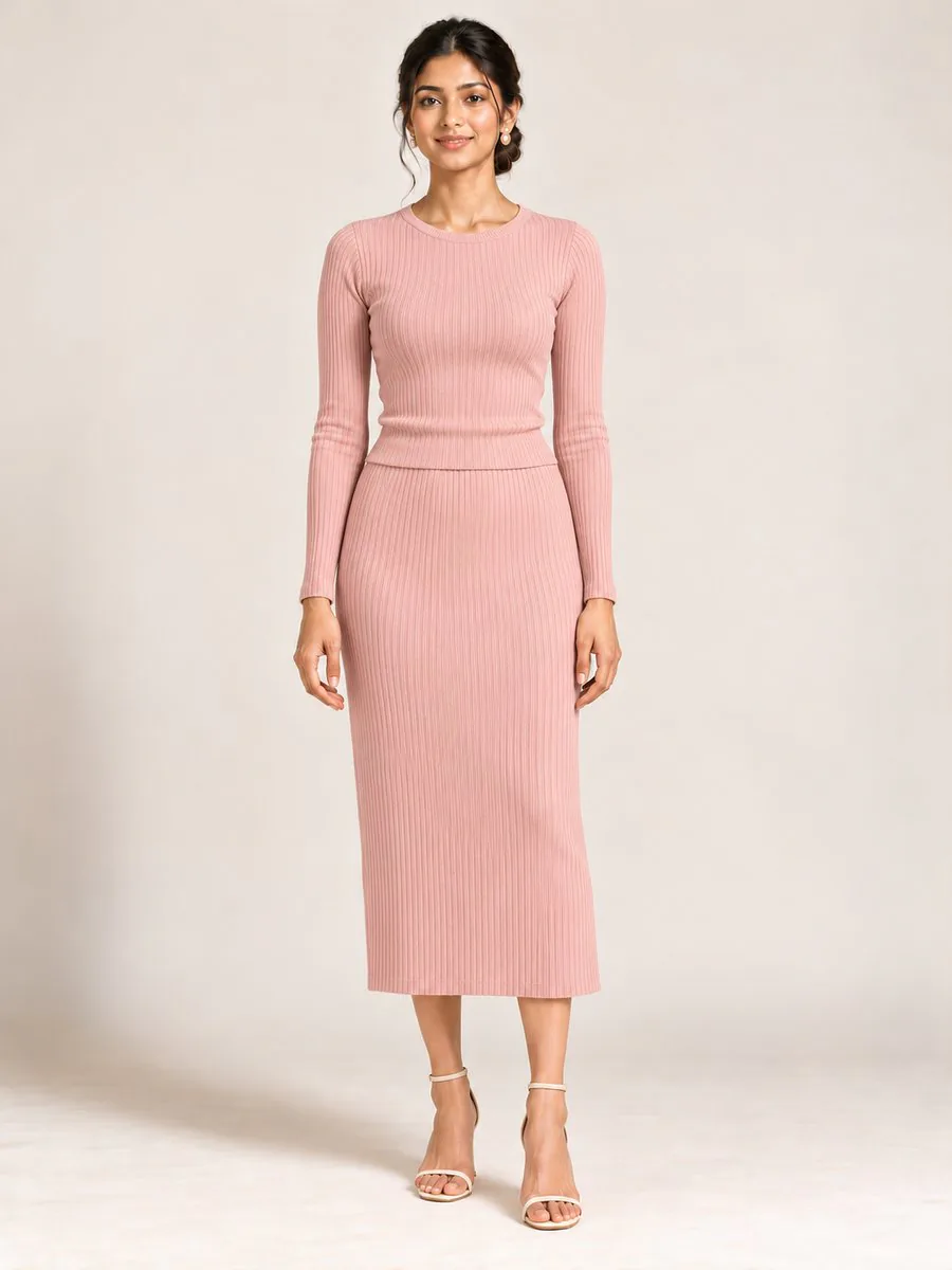 Ava Knit Co-ord Set, worn