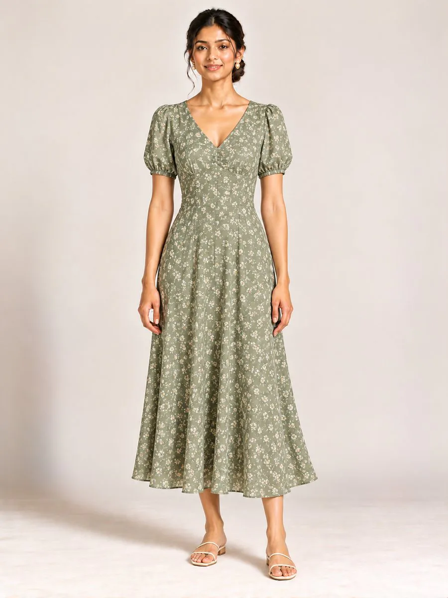 Elle Tea Dress, worn