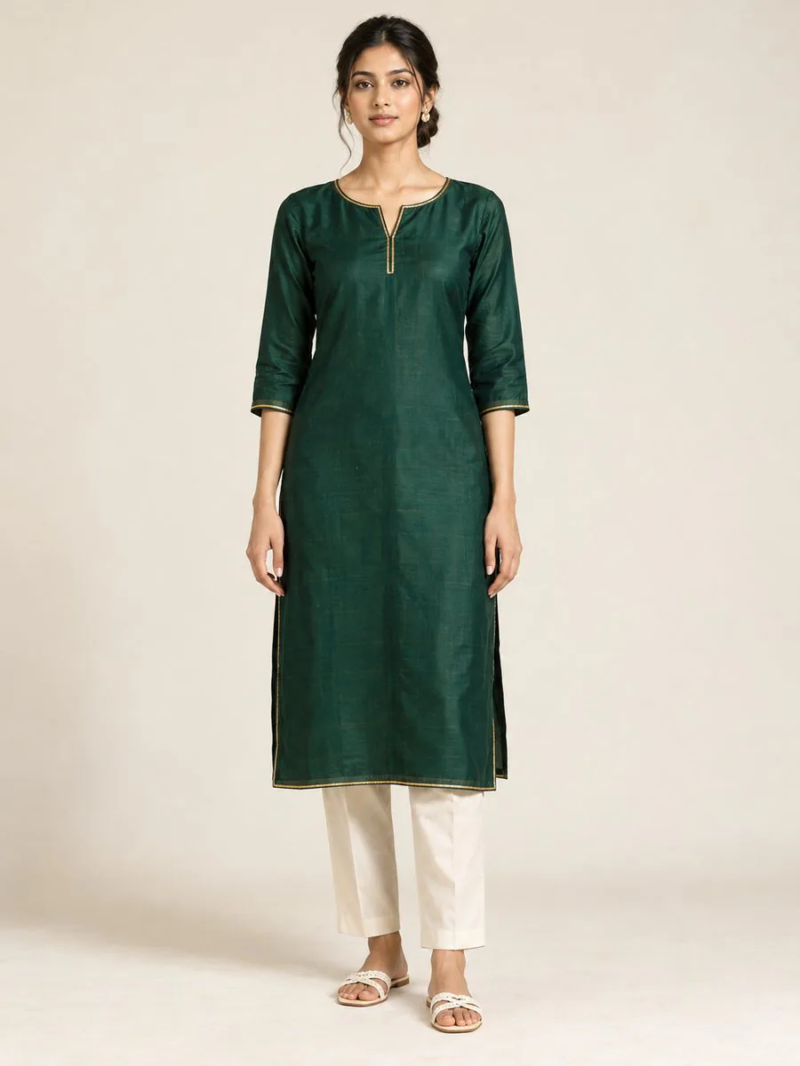 Mira Chanderi Kurti, worn