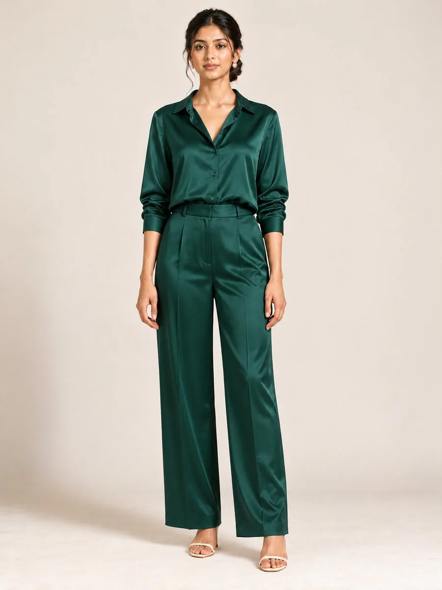 Zoya Satin Co-ord Set, worn