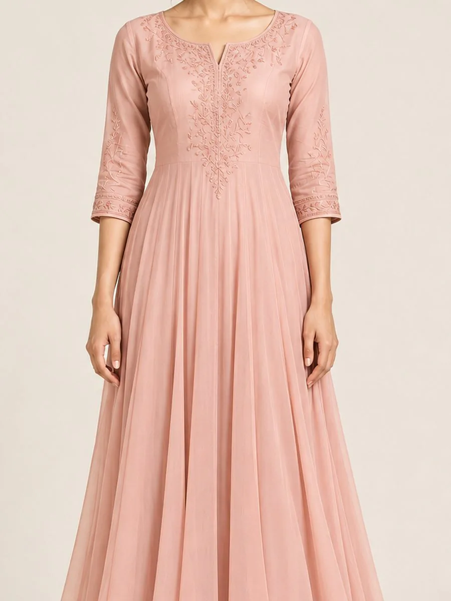 Amal Anarkali Kurti, flat