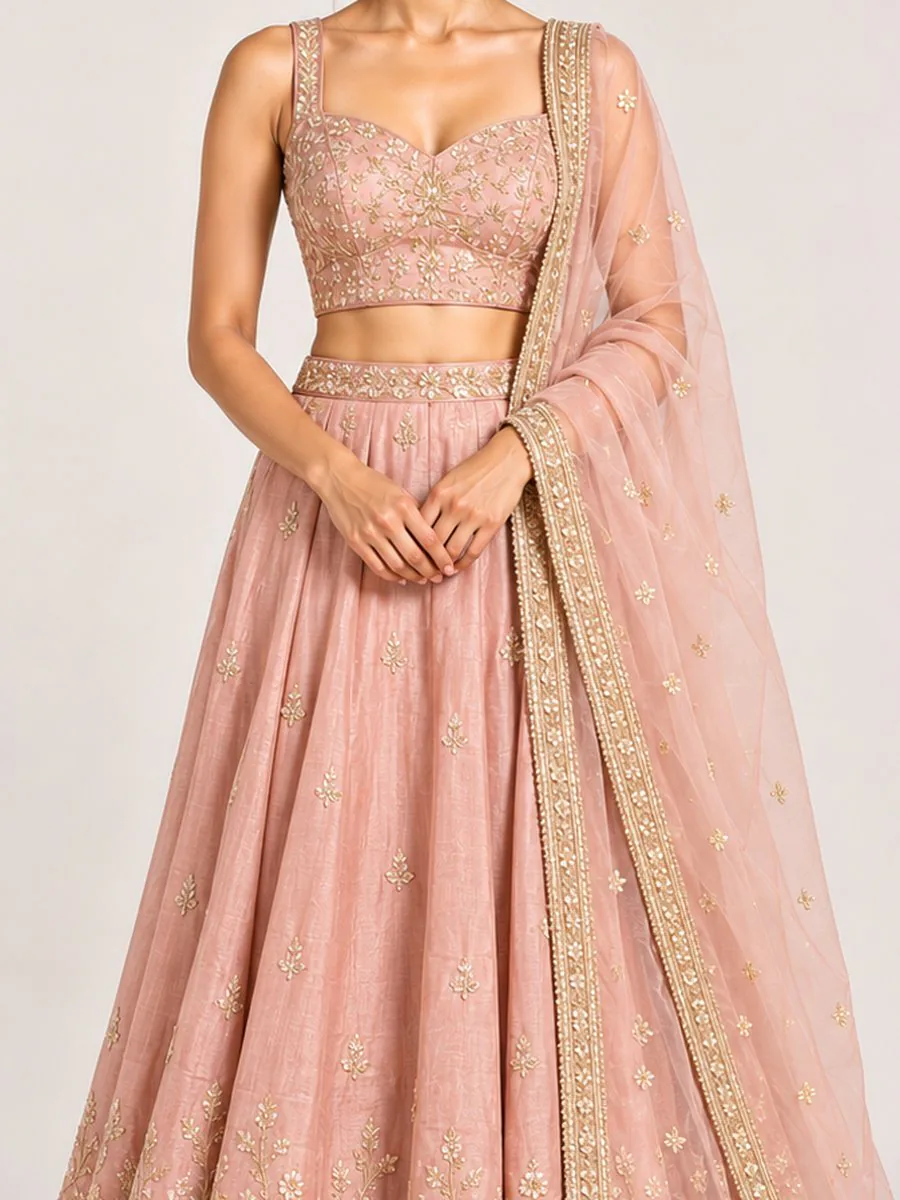 Anaya Lehenga Set, flat