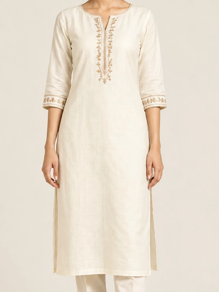 Noor Mul Cotton Kurti, flat